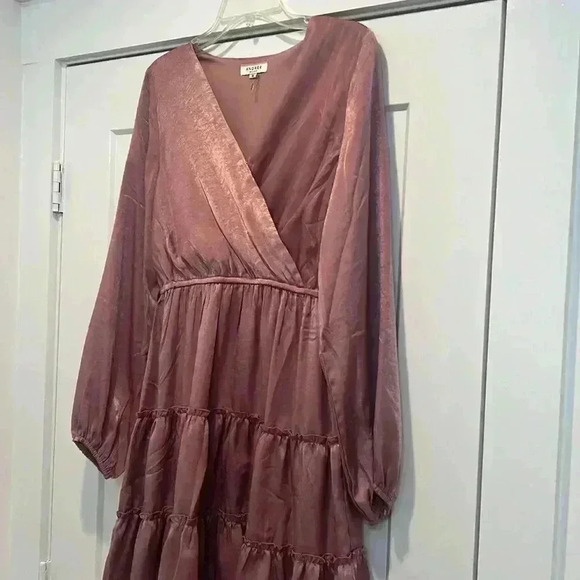 Andree by Unit light plum colored dress size medium. - Picture 2 of 7